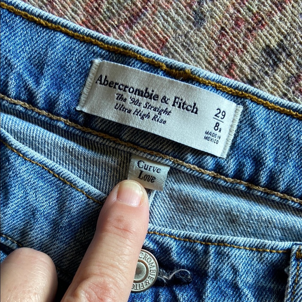 Abercrombie & Fitch High Rise Blue Jeans